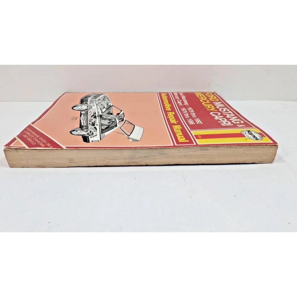 Haynes Repair Manual 654 Ford Mustang 1979-1992 Mercury Capri 1979-1986 Wiring